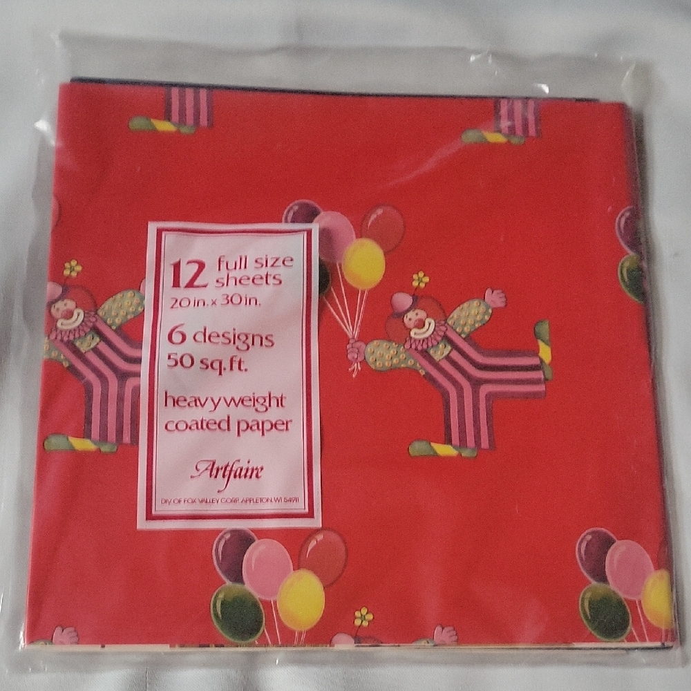 Vintage Artfaire Wrapping Paper